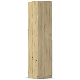 Rauch Möbel Alabama, Kleiderschrank für Schlafzimmer, Kinderzimmer, Wohnzimmer, Garderobe, Flur, 1-türig, mit Zubehör Basic, Farbe Eiche Artisan, Holz, Breite 47 cm