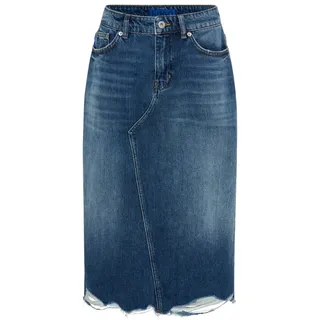 HUGO BOSS HUGO Blue Jeansrock »Gadele« Mid Rise, in Midi-Länge