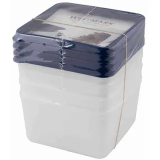 Westmark Trio Gefrierdosen-Set mehrfarbig 4 x 0,5 l