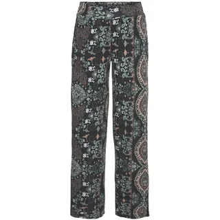 LASCANA Strandhose Wide-Leg Schwarz 38