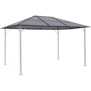 KONIFERA Pavillon-Ersatzdach Stegplatten für Pavillon »Malaga« 300x400 cm, grau