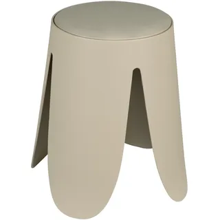 Wenko Badhocker Beige Kunststoff 44,5x46x44,5 cm freistehend rutschfest