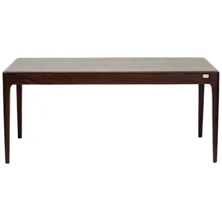 Kare Design Tisch Brooklyn Walnut, Dunkelbraun, 4-6 Personen, Langlebiges Massivholz, Skandi-Style, Esszimmertisch, Minimalist, Großer Schreibtisch, Konferenztisch für Büro, 75x175x90 cm (HxBxT)