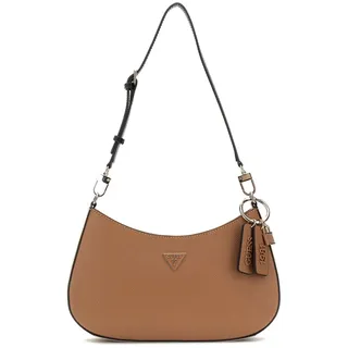 GUESS Beuteltasche Noelle II Top Zip Shoulder Bag (HWZG) tan/multi