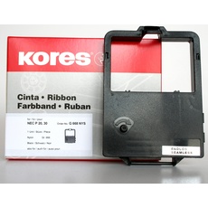 Kores - Nylon-Farbband für Nadeldrucker, schwarz, kompatibel mit NEC P20