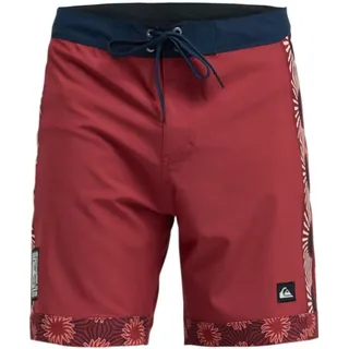 Boardshorts QUIKSILVER "Surfsilk Nomad 18", Herren, Gr. 40(XXXL), burnt russet, Obermaterial: 88% Microfaser, 12% Elasthan;, Hosen Boardshorts