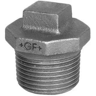 Georg-Fischer Plug beaded black 1/4