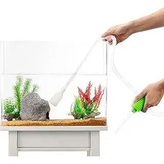 Luigi's Mulmsauger Aquarium Sauger Reiniger - Mulmglocke - Bodensauger Aquarium Zubehör für Reinigung - Fischtank Sauger und Reinigungsset - Schlammsauger