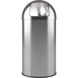Push Mülleimer Abfalleimer Edelstahl 50 L Retro