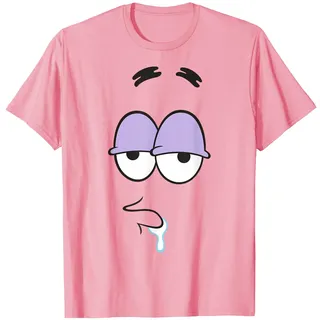 Spongebob Squarepants Halloween Patrick Face Drool Costume T-Shirt