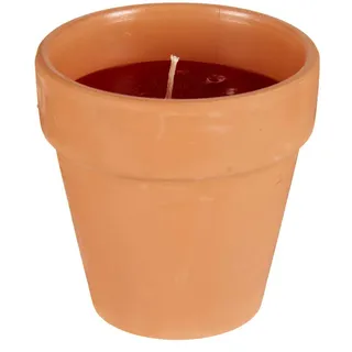 Ibergarden Duftkerze Geranie Ø 8 cm , Braun , Paraffin , 8 cm , Dekoration, Kerzen & Kerzenhalter, Duftkerzen