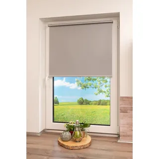 K-HOME Klemmfix-Rollo 95 x 150 cm grau