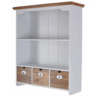 Wandboard weiss Regal Schubladen Wandregal Küchenregal Holzregal Hängeregal neu