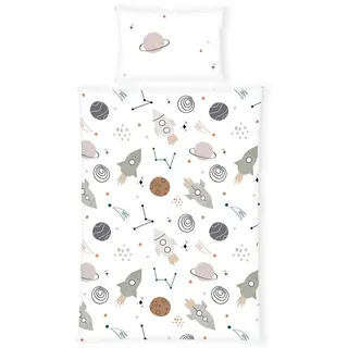 Baby Best Babybettwäsche "BabyBest Weltall", 2 Stk., bunt,