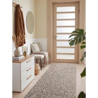 ELLE DECORATION Rocco Teppichläufer 80 x 240 cm Taupe Multifarben