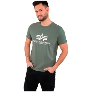 Alpha Industries Basic T-Shirt vintage green L