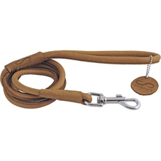 CHAPUIS SELLERIE SLA666 Runde SOFT-Leine für Hunde - Braunes Leder - Durchmesser 10 mm - Länge 1,22 m - Größe M