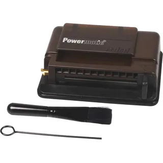 Lifestyle-Ambiente Powermatic Mini Zigarettenfertiger Sonderedition Black/Brown, inkl. Pinsel und Reinigungsstab
