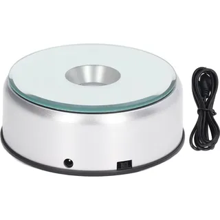Rotierende Anzeigeständer 360 ° LED -Leuchten 80 Sekunden pro Laundbasis für Becherkristalle