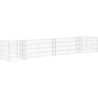 vidaXL Gabionen-Pflanzkorb H-Form 260 × 40 × 40 cm