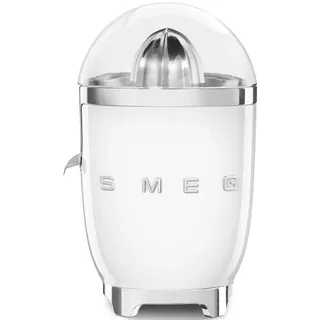 Smeg Zitronenpresse , Weiß , Metall , 16.6x28.1x16.6 cm , BPA-frei, rutschfeste Gummifüße , Küchenzubehör, Küchenhelfer, Küchenpressen