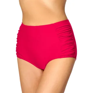 Merry Style Badehose Damen High Waist Bikinihose Bikini Unterteil MS10-119 | Hoher Bund mit Bauchweg-Effekt, seitliche Raffungen, UV-Schutz UPF 50+, schnelltrocknend, chlor- und salzwasserbeständig