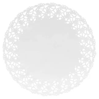 Garcia de Pou Deckchen rund 250 Einheit 27 x 30 x 30 cm Weiß