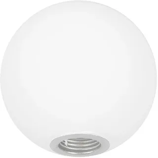 KALLORY Weißer Glaskugel-Lampenschirm, Ersatz-Glaskugel, Acryl-Lampenpfosten, runde Kugellampenabdeckung, für Hängelampe, G9, 15 cm