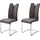 Freischwinger Artos XL Polyester braun 2er Set