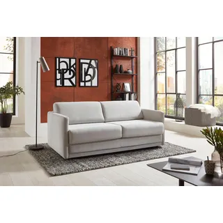 Atlantic Home Collection Schlafcouch 2,5-sitzig hellgrau