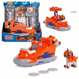 Fahrzeuge Rescue Knights | Paw Patrol | Deluxe Autos mit Spiel-Figuren Zuma