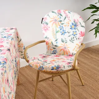 BELUM | Sitzkissen für den Außenbereich - Maße: Sitzfläche 48 x 42 cm, Rückenlehne 48 x 48 cm | Modell: 0120-407