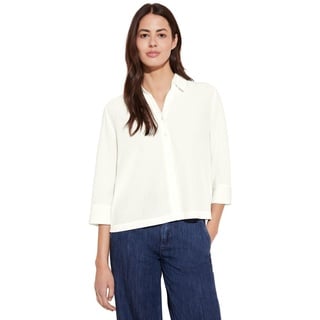 STREET ONE Damen A344667 Crepe Bluse, Off White, 56