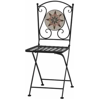 Siena Garden Klappsessel Stella Gartenstuhl 35 x 37 x 91 cm schwarz