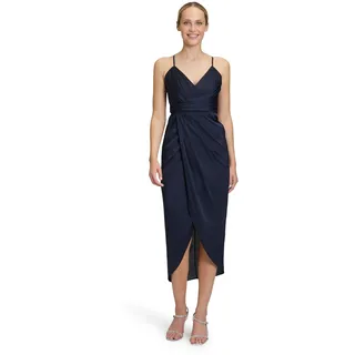 Vera Mont Abendkleid mit Raffung Blau 38