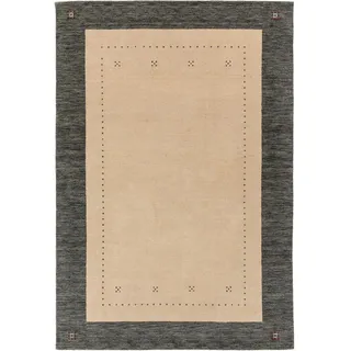 benuta Nest Wollteppich Jamal Beige/Grau 300x400 cm , Textil , Beton Optik , Rechteckig , 300x400 cm , Gots , pflegeleicht , Teppiche und Böden, Teppiche, Schafwollteppiche