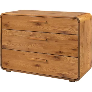 HASENA Kommode Sideboard Comano mit 3 Schubladen Wildeiche - Braun