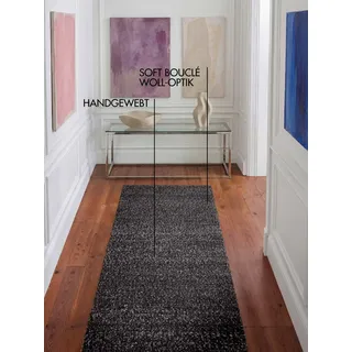 Ted Baker Portobello Teppichläufer 80 x 200 cm Dunkelgrau
