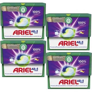 4x 15 WL Ariel Compact Actilift Power Color Pods All in 1 Farbe Wäsche Universal