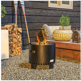 Outsunny Feuerschale Ø 45 cm Schwarz