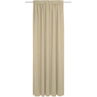 ADAM Audio Adam Vorhang »Uni Collection« Multifunktionsband 1 Stk. tlg. Blickdichter aus 100% Bio-Baumwolle, beige