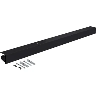 ERSATZKASSETTE DUSCHROLLO WEISS ODER SCHWARZ FÜR ERSATZROLLEN VON 60 cm BIS 180 cm (66 cm breit, Schwarz) - Schwarz