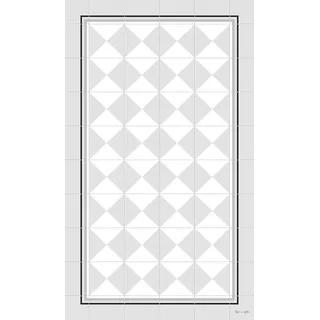 DobleUve Estudio Vinyl Teppich Imperial | Grau | 80x200 cm | Waschbarer Rutschfester Küchenläufer | Kinder | Vinylboden | Vinylteppich für Wohnzimmer