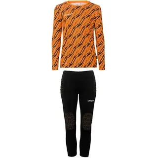 Uhlsport Progressive Bundle J Set - Fluor Orange / Black - 8-9 Jahre