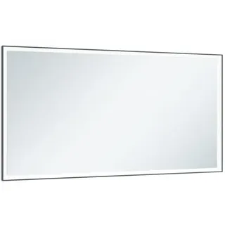 Keuco ROYAL LUMOS Lichtspiegel einstellbare Lichtfarbe, 1400x650mm, mit Spiegelheizung, 14598135000, Farbe: Aluminium schwarz-eloxiert