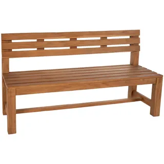 CLP Gartenbank 200/50 cm Holz teak , Teakfarben , 200x85x50 cm , Gartenmöbel, Gartenbänke
