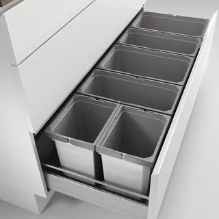 Naber Cox® Box 275 S/1200-6, Abfallsammler für vorhandene Auszüge, hellgrau