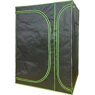 Grow Zelt für Pflanzen 120x90x145cm Zuchtzelt Gewächshaus Kingpower - Schwarz, Grün