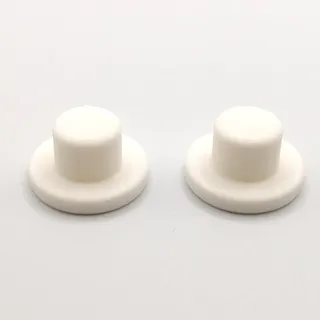 Ersatz Stopfen 2er Set passend für Sagrotan No Touch Seifenspender Weiß - Nachfüllen Wiederbefüllen Spender Ersatzteil - PrintBTW Made in Germany