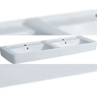 Geberit Renova Plan Doppelwaschtisch 130 x 48 cm (501710)